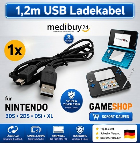 Ladekabel nintendo 3ds - 3ds, xl