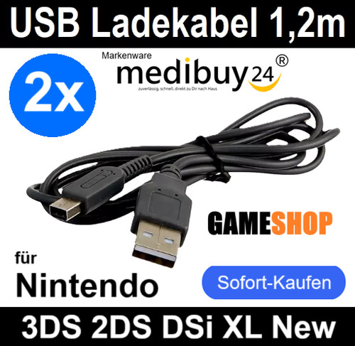 Ladekabel nintendo 3ds - ladekabel,